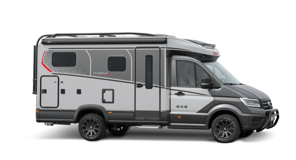 Dethleffs Globebus Performance T16 in der Seitenansicht